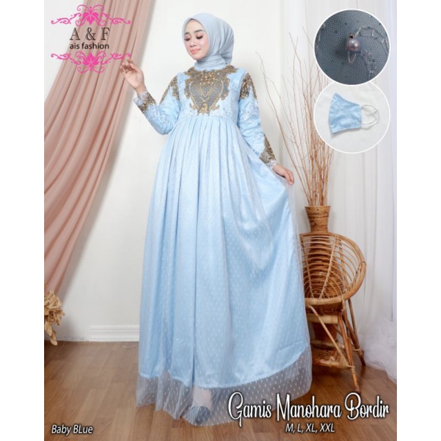 FASHION WANITA MUSLIM| GAMIS MANOHARA BORDIR| GAMIS TILE| GAMIS| PESTA GAMIS| GAMIS KEBAYA 2022| GAMIS KONDANGAN| GAMIS BRUKAT MEWAH| GAMIS WISUDA| GAMIS PENGANTIN| KEBAYA