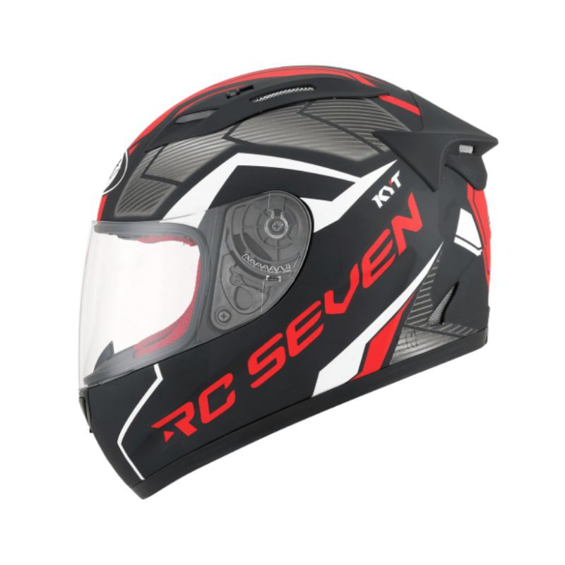 Helm KYT fullface KYT RC7 RC seven motif-7