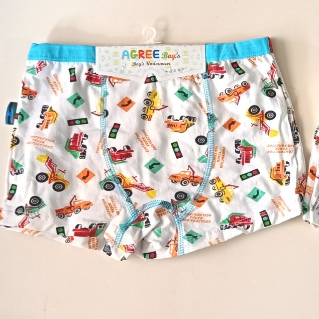 2 Pcs Boxer Celana Dalam Anak Laki-Laki Agree Pakaian Dalam