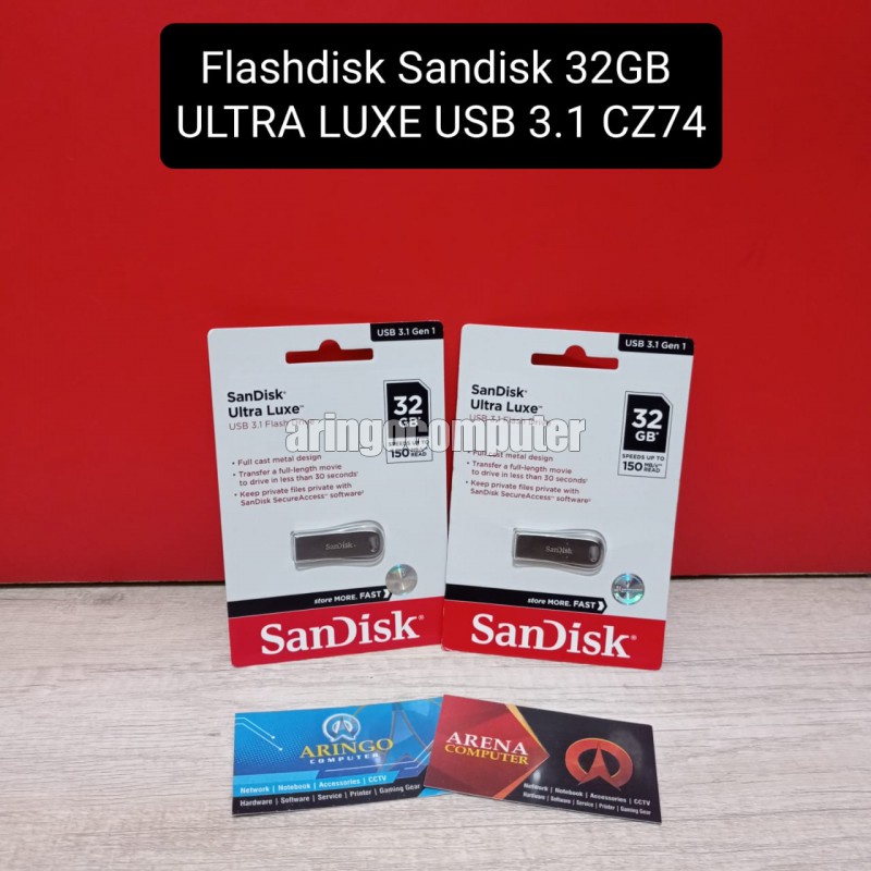 Flashdisk Sandisk 32GB ULTRA LUXE USB 3.1 CZ74