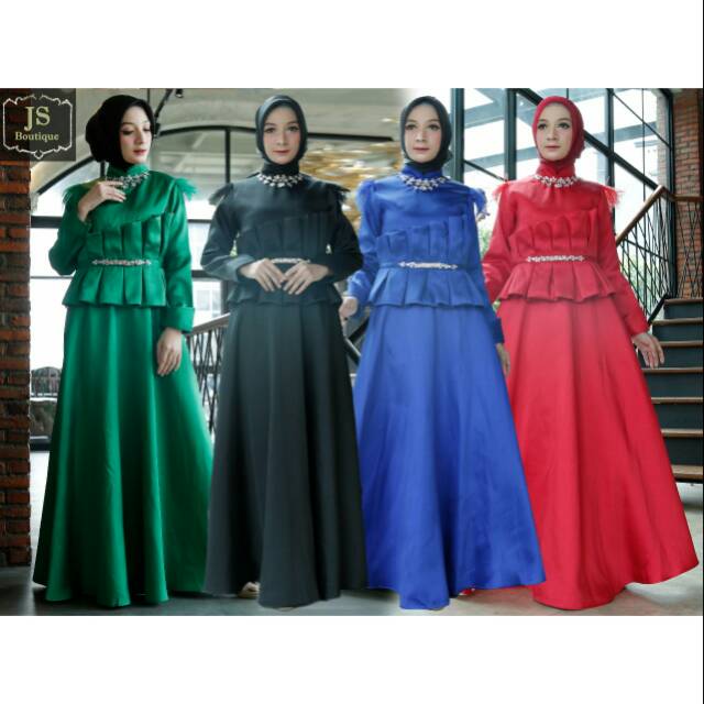 Gamis pesta premium by js coll