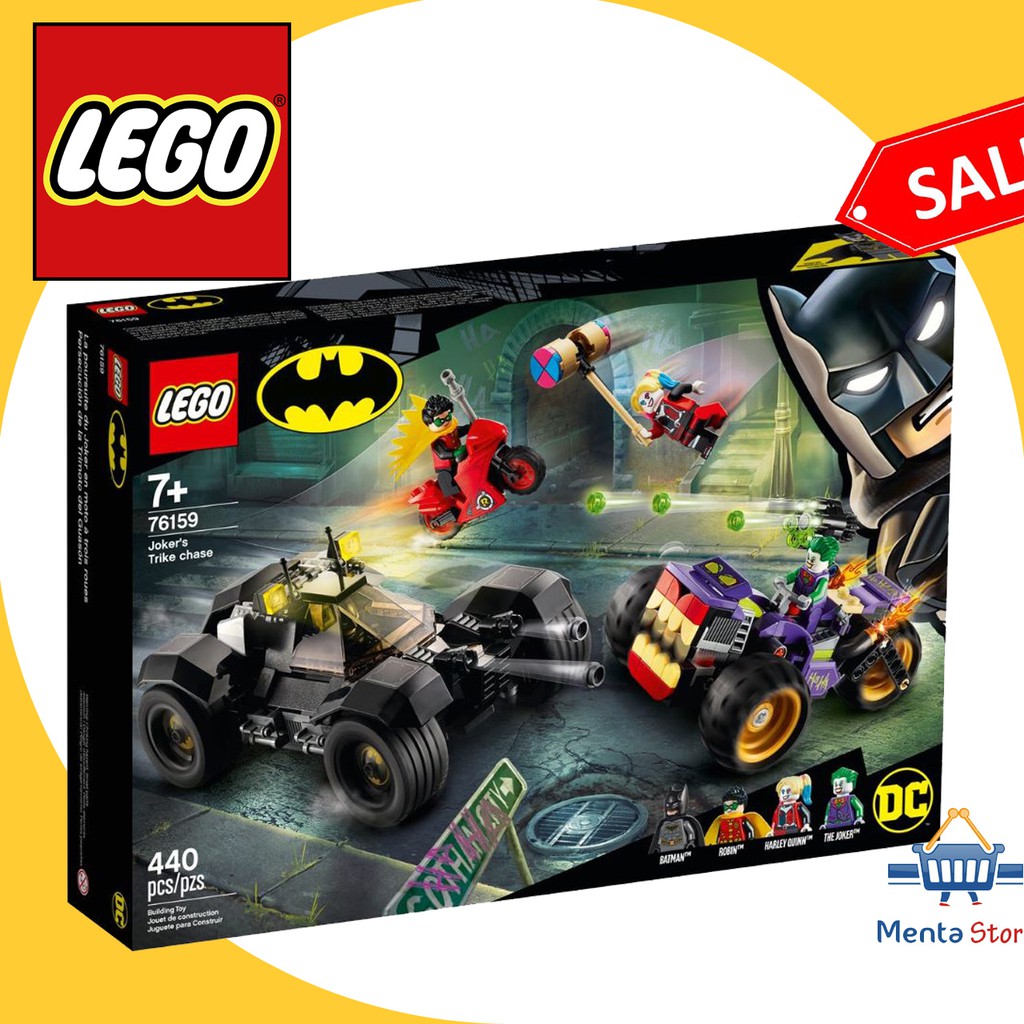 LEGO Batman 76159 Joker's Trike Chase DC Best Gift for Kids Bricks