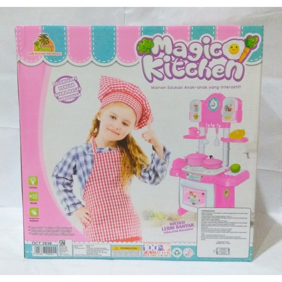 Mainan anak Masak-Masakan Kitchen Magic full set / mainan anak perempuan