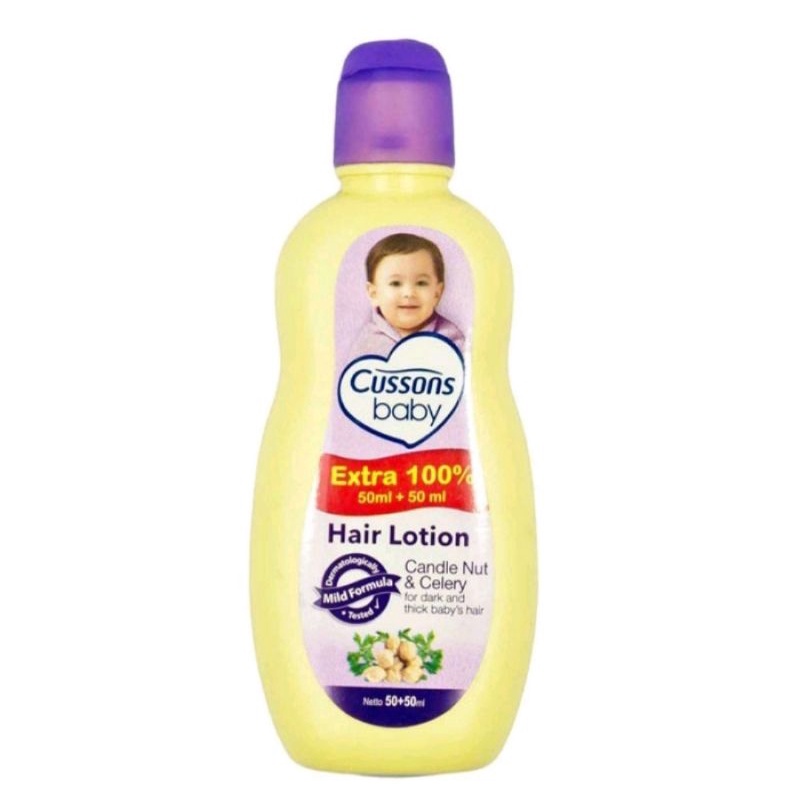 Cussons Baby Hair Lotion Extra 50ml+50ml