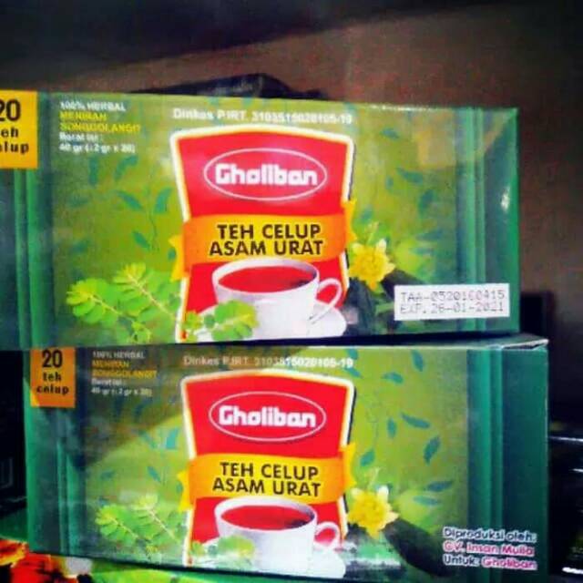 

TEH Celup ASAM URAT GHOLIBAN