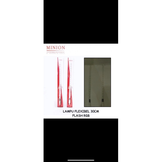 lampu kolong flesiber 30 cm warna warni