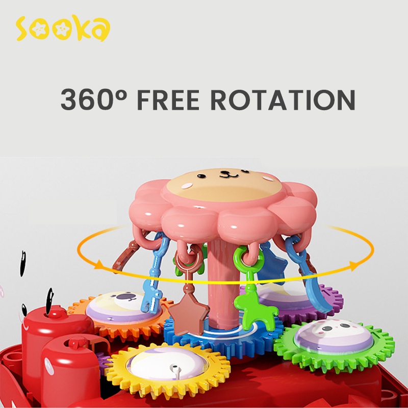 Sooka Mainan Mobil-Mobilan Bayi Unik,Lucu dan Tahan lama(Durable) - Bus Tahan Banting Merry Go Arround/Baby Car toys Crush Resistant SK-GCA1078