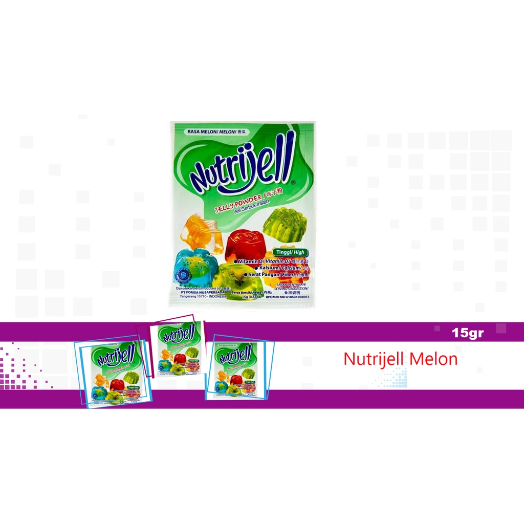 

NUTRIJELL JELLY MELON 15gr