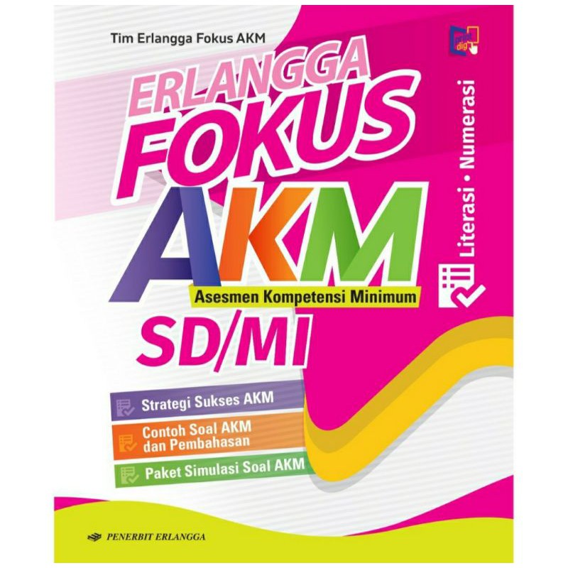 Buku Akm SD Erlangga Fokus Akm SD / MI