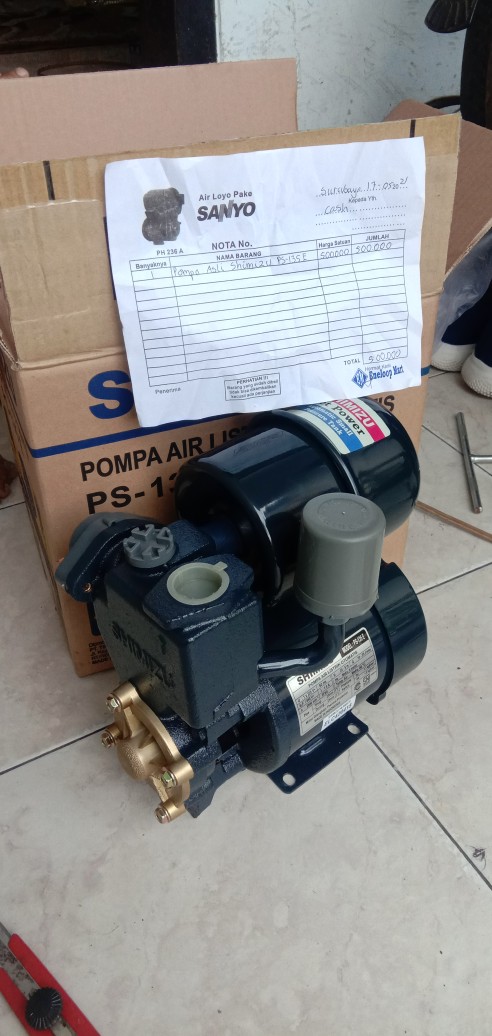 Pompa Air Listrik Sumur Dangkal Otomatis Shimizu Ps-135e / Ps 135e