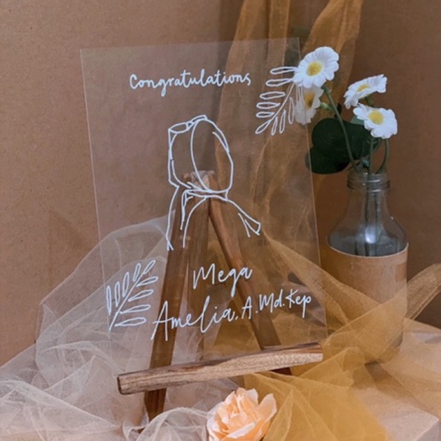 ACRYLIC ILUSTRATION LETTERING 5R