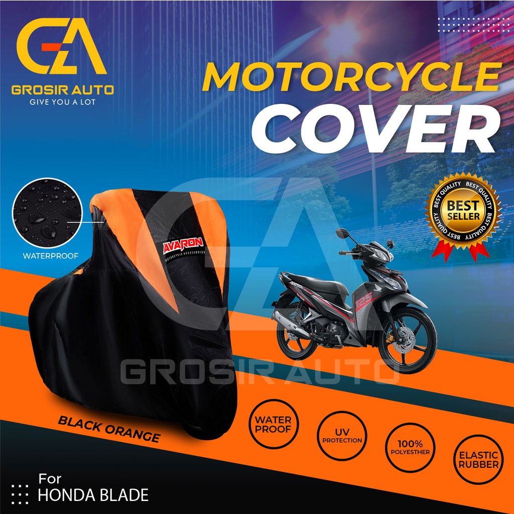 Sarung Motor AVARON BLADE Penutup Pelindung Body Cover Motor Warna Anti Air Merk Avaron