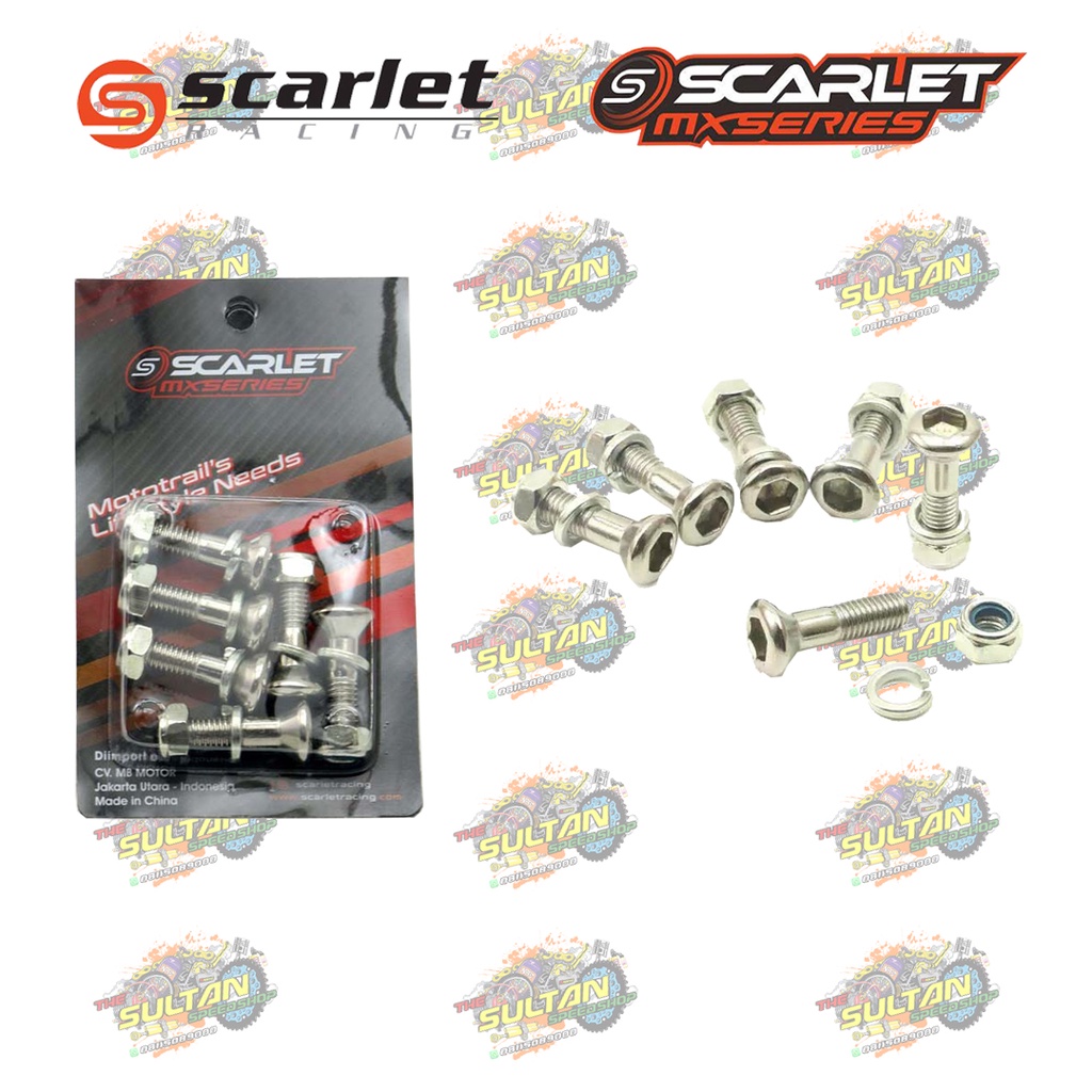 BAUT GEAR STAINLESS KLX CRF 150 L WR 155 SCARLET RACING