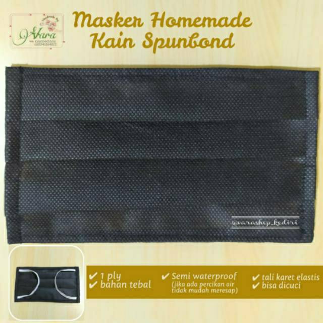 Masker Kain Homemade Isi 10 Pcs Masker Kain Spunbond Masker Kain Masker Shopee Indonesia