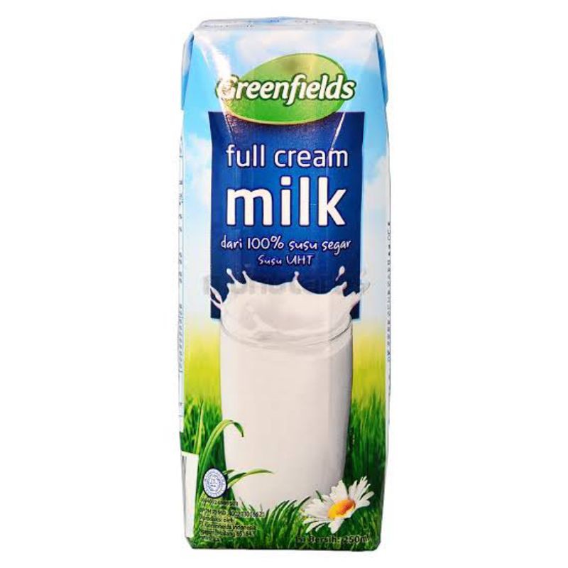 

SUSU GREENFIELDS UHT FULL CREAM 1L