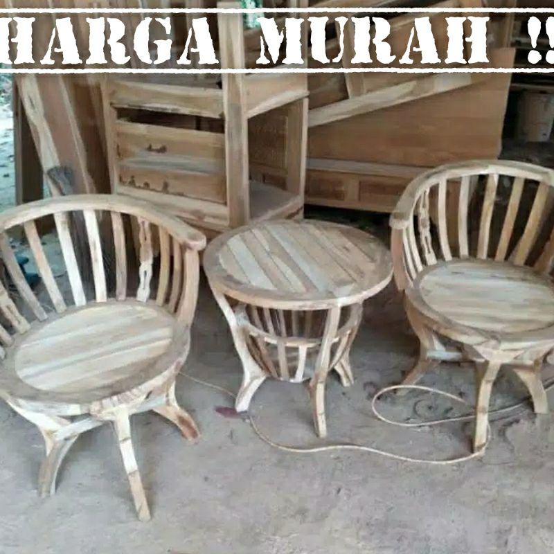 Kursi teras / kursi teras mangkok / kursi teras jati.