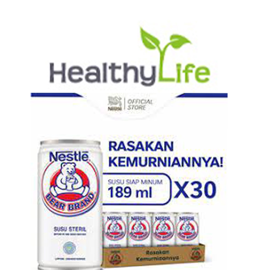 

Susu beruang / bear brand /bearbrand/susu bear brand /189ml isi 30 ORI