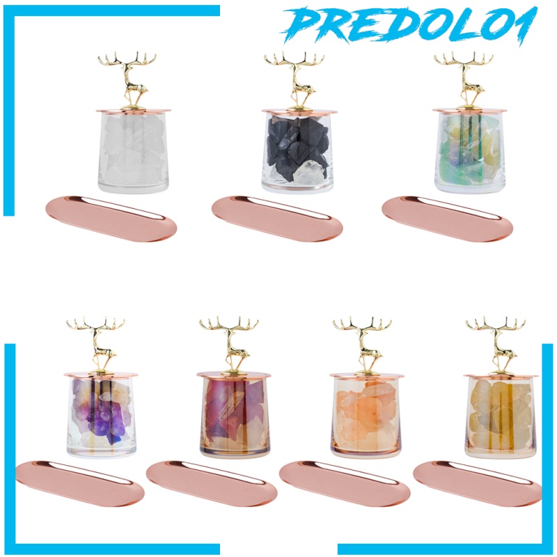 (Predolo1) Diffuser Minyak Esensial Aromaterapi Bahan Batu Kristal