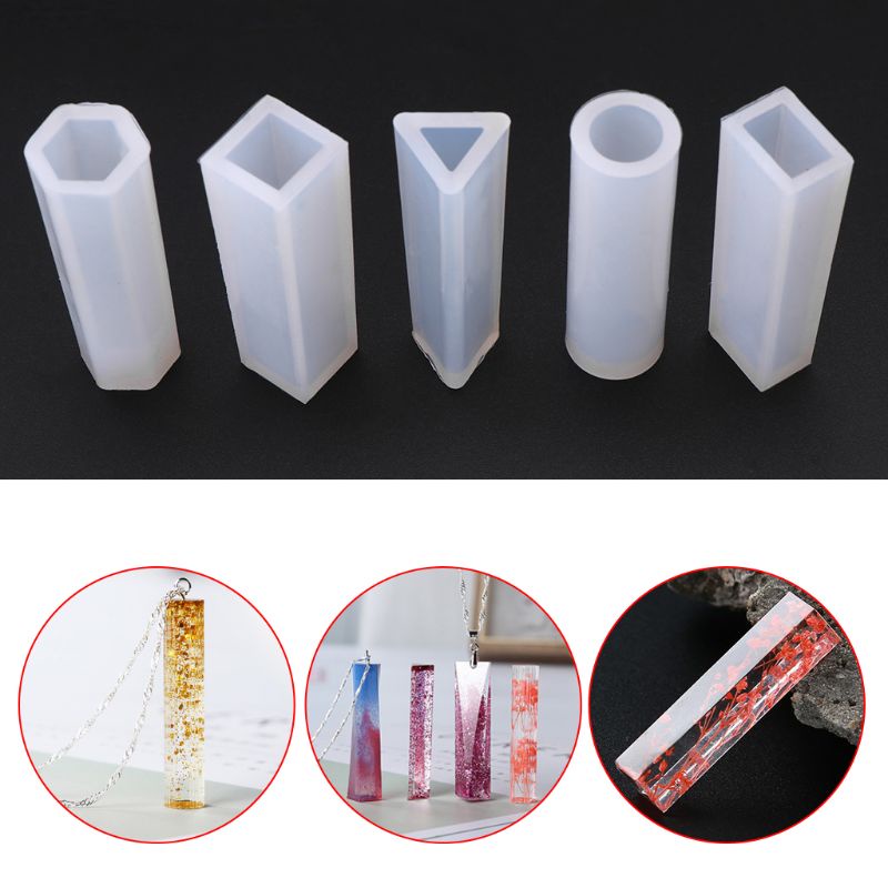 SIY  Silicone Crystal Epoxy Bracelet Hanging Ornaments Mold Pendant Casting Moulds