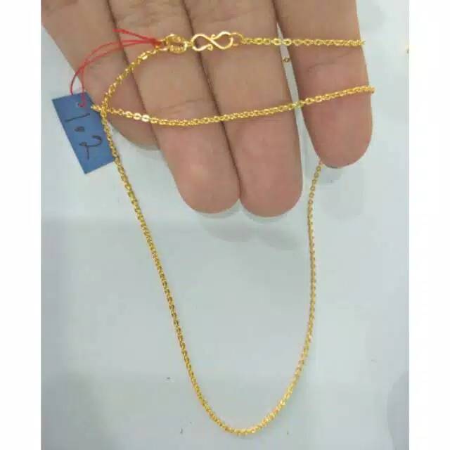 Kalung Emas Polos kadar 875%