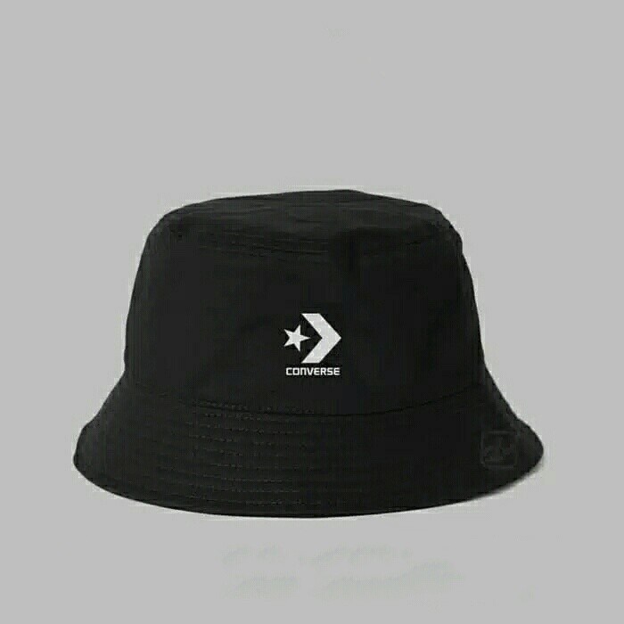 TOPI BUCKET HAT POLOS CUSTOM CONVERSE ALL STAR INDONESIA PRIA WANITA KUALITAS BERKELAS