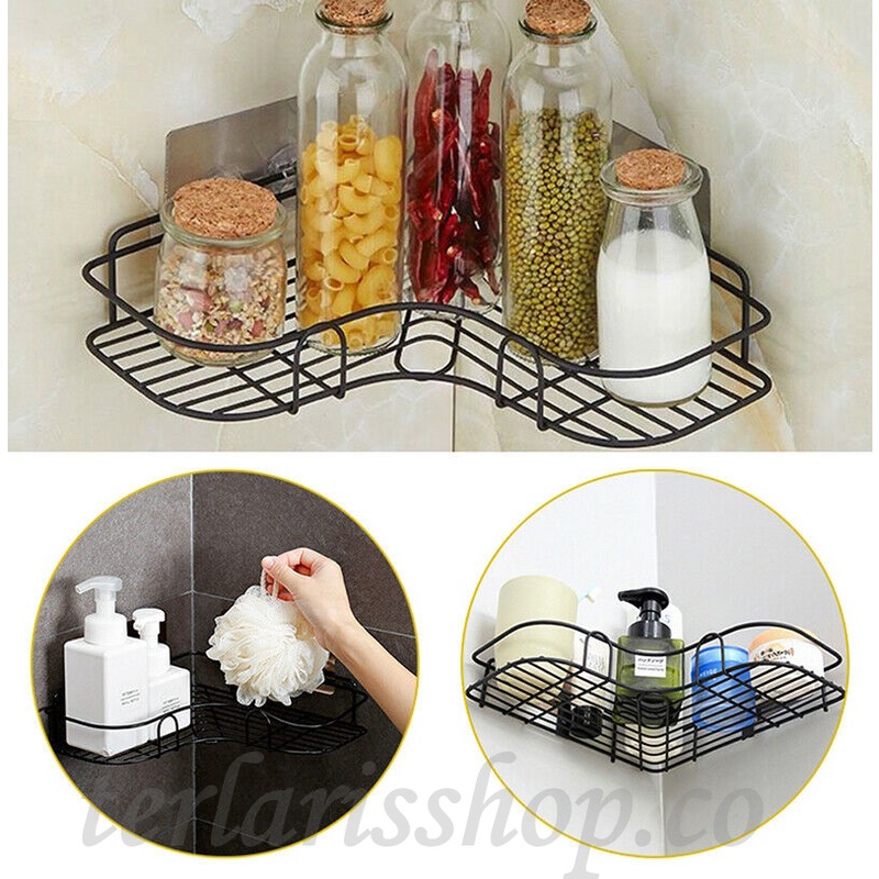 Rak Sudut Kamar Mandi| Rak Kamar Mandi Tempel | Rak Kamar Mandi Stainless