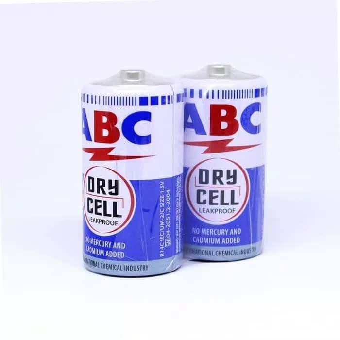Promo Baterai ABC Tanggung Size C - Battery Batre