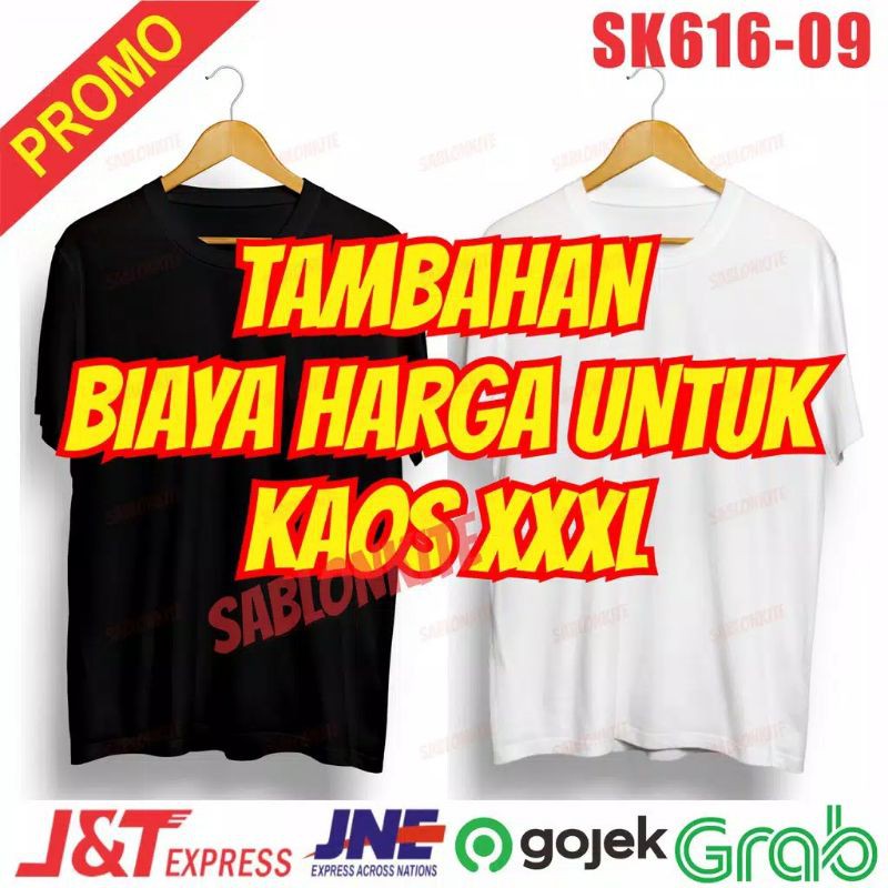 BUKAN KAOS YA.. INI Tambahan biaya kaos xxl ke XXXL