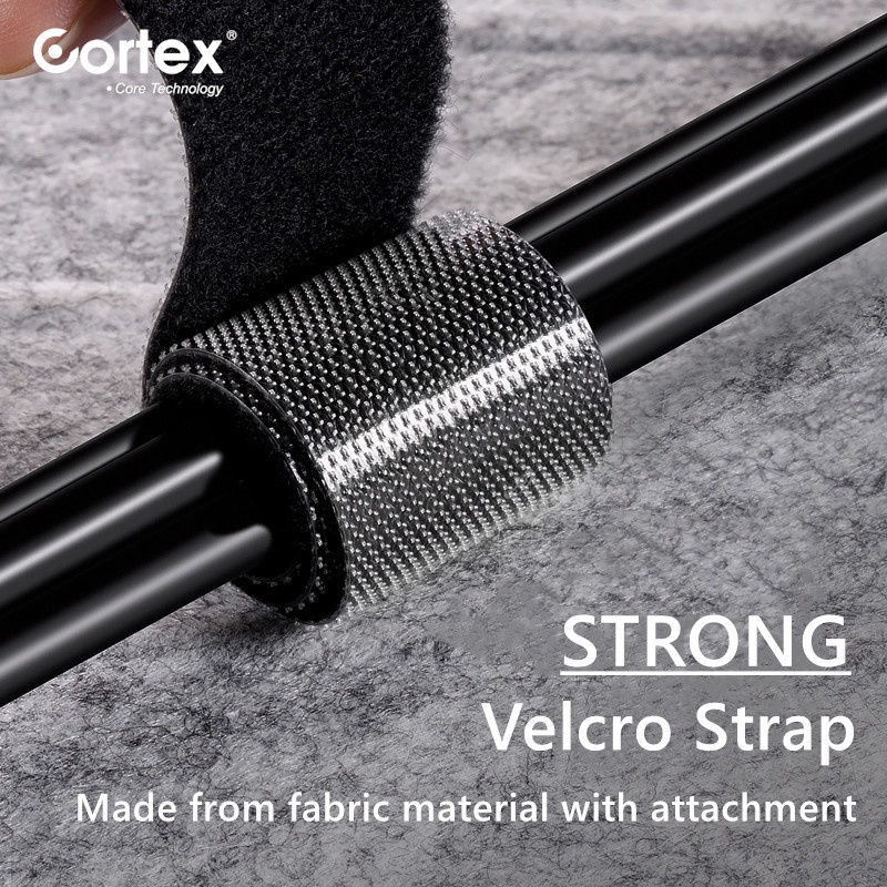 Cortex Velcro Cable Strap Pengikat Perekat Kabel 1Metter/3Meter