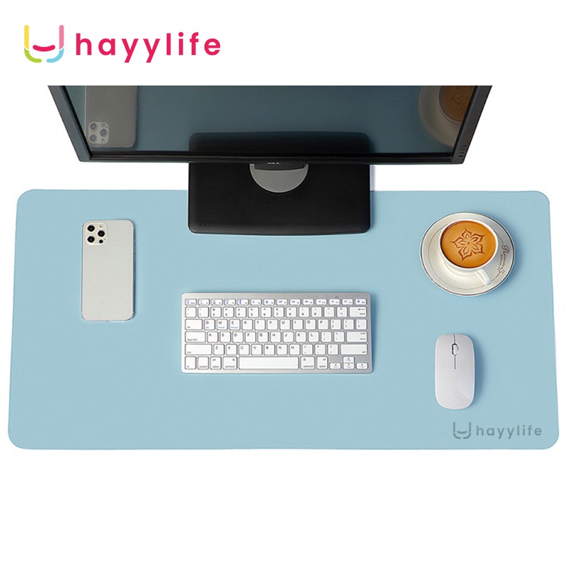 HAYYLIFE Mouse Pad Alas Komputer Waterproof Leather  alas mouse alas meja besar alas menulis alas meja komputer tahan air bahan kulit HL-AIA584-2