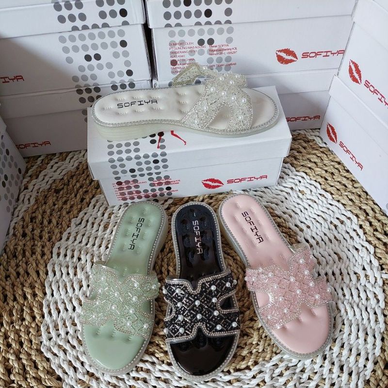 NEW SOFIYA SANDAL TEPLEK WANITA IMPOR  ORIGINAL TERBARU # A8826-3