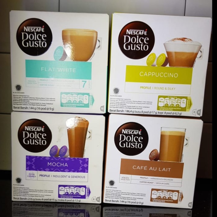 

Kopi - Nescafe Dolce Gusto Capsule The Best Of White Coffee Mix 4In1 Sampler