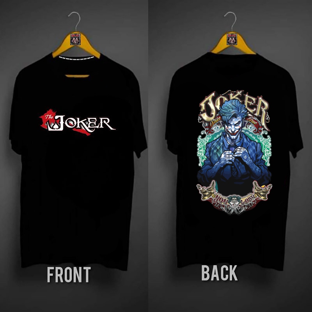 Joker Printed T-Shirt Ready Stock JOKER Original Black Timber TShirt Graphic Tee Printed JOKER TShir
