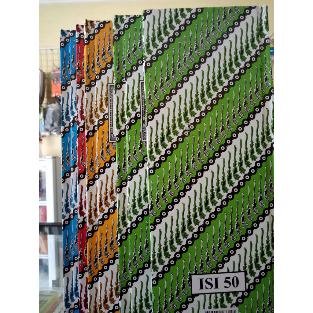 Buku Batik Panjang 50 gelatik kembar hard cover