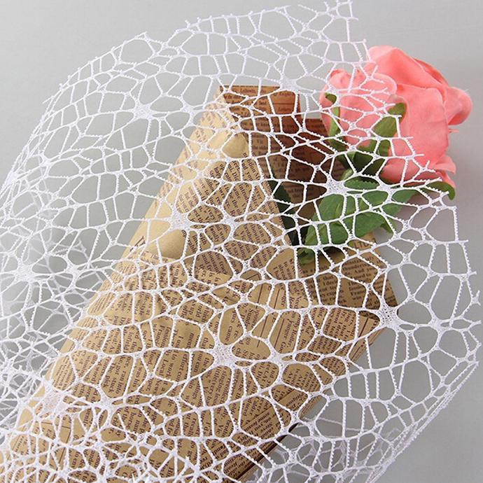 

Snow Yarn Net Flowers Packaging Wrapping Paper Flower Packing Flower Patio789