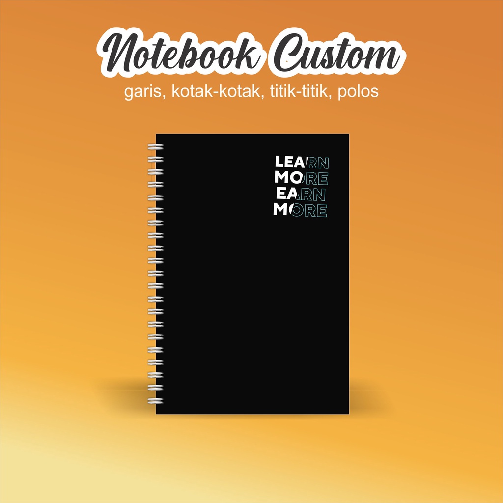 

NOTEBOOK A5 CATATAN/JURNAL BOOKPAPER GRID/KOTAK2#DOTTED/TITIK2#BLANK/POLOS V.7