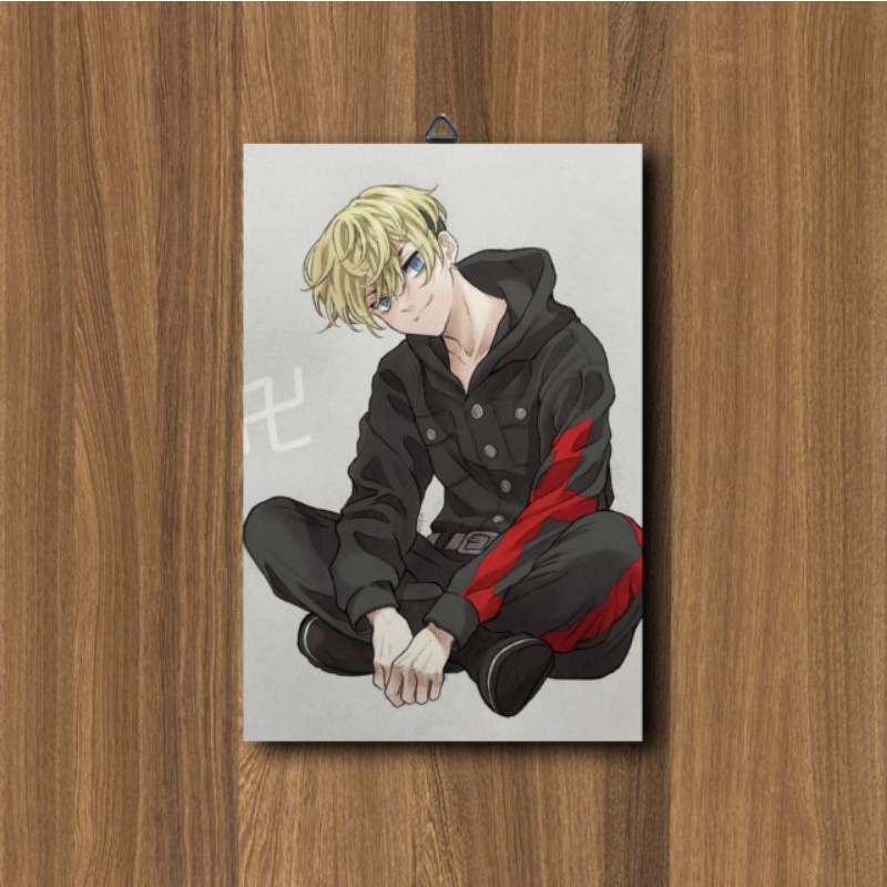 HIASAN DINDING KAMAR CHIFUYU MATSUNO TOKYO REVENGERS ANIME / POSTER KAYU ANIME / DEKORASI KAMAR-C11