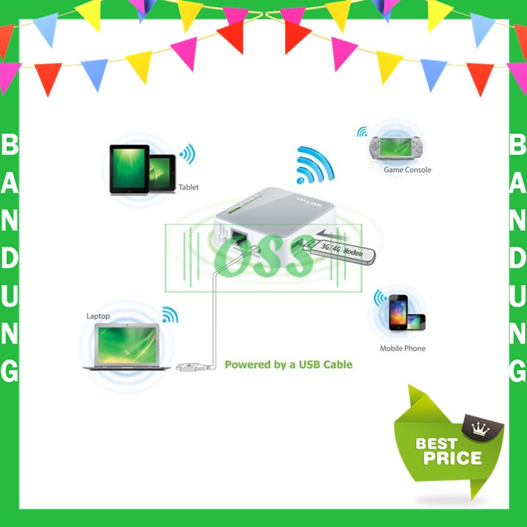 Best Price Hotstpot Wifi TP LINK Router Wifi MR3020 OSS