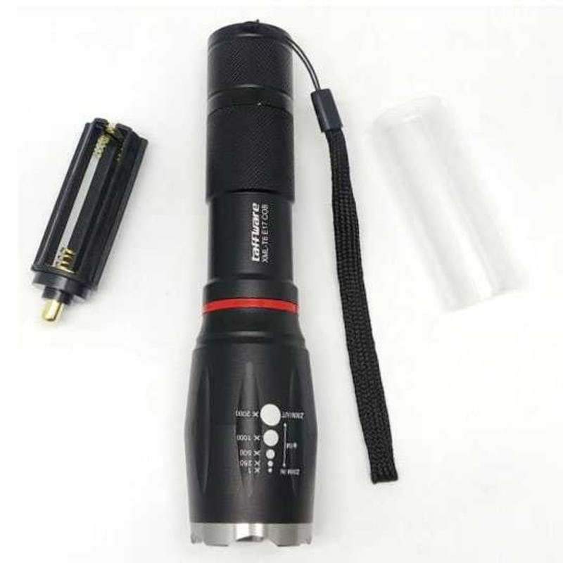 TaffLED Senter LED Torch Cree XM-L T6 8000 Lumens - E17 COB