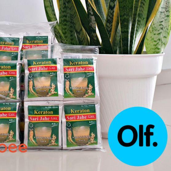 ☋ Sari Jahe Cair Keraton 12 Sachet Asli Plus Ginseng ♟