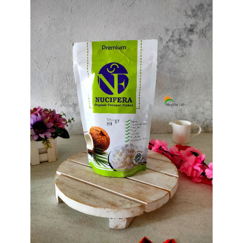 

Organic coconut flakes nucifera 80gr