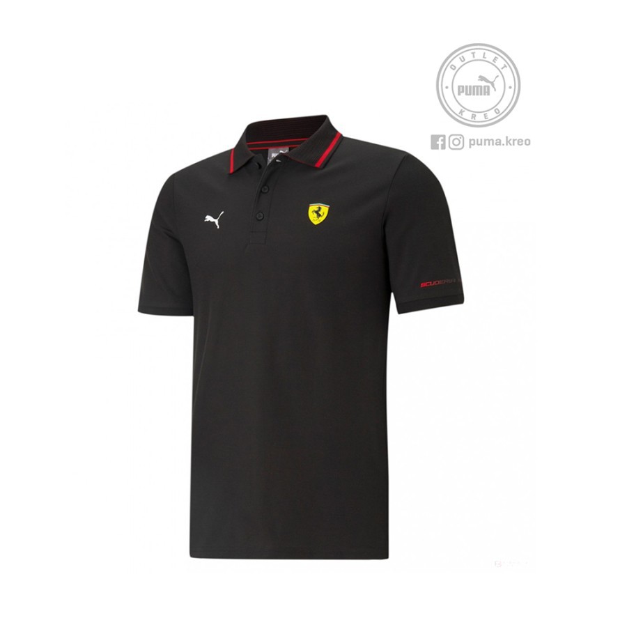 Polo PUMA FERRARI Race mens shirt Black ORIGINAL BNWT