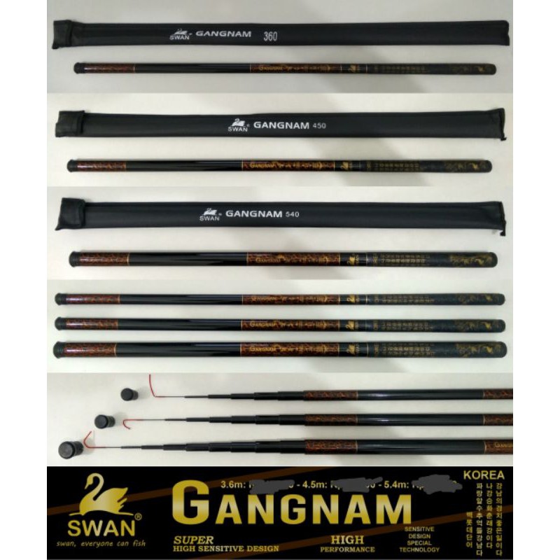 Joran Pole/Tegek Swan Gangnam, Swan Transformer, Swan Power 300 360 450 karakter Kaku, JORAN TEGEK S