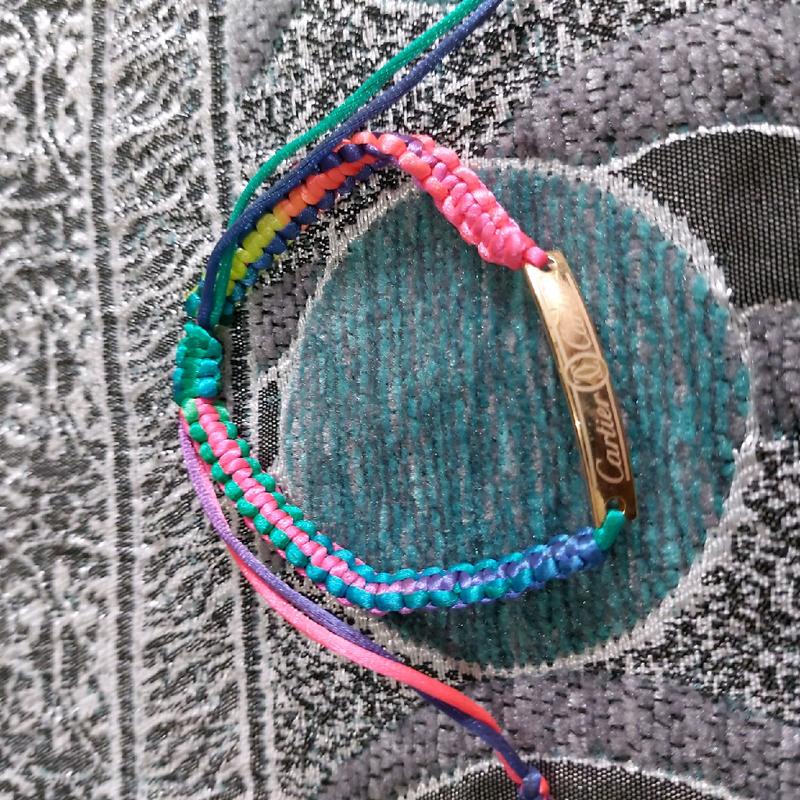 Gelang Tali Emas plat dewasa