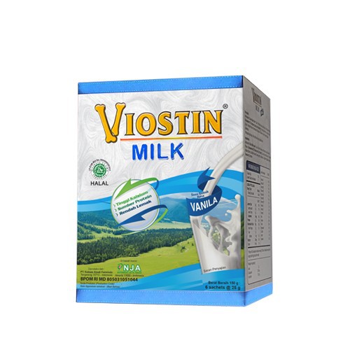 

Viostin Milk Vanila - Susu Ksehatan Tulang & Sendi - 1Box @6sachet