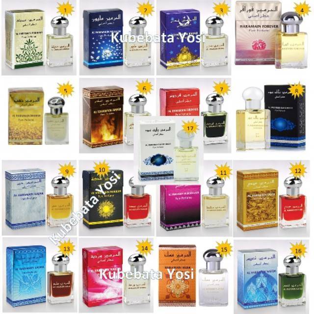 Promo Parfum Alharamain Alharomain Haramain Haromain musk oud forever madinah 100% Original