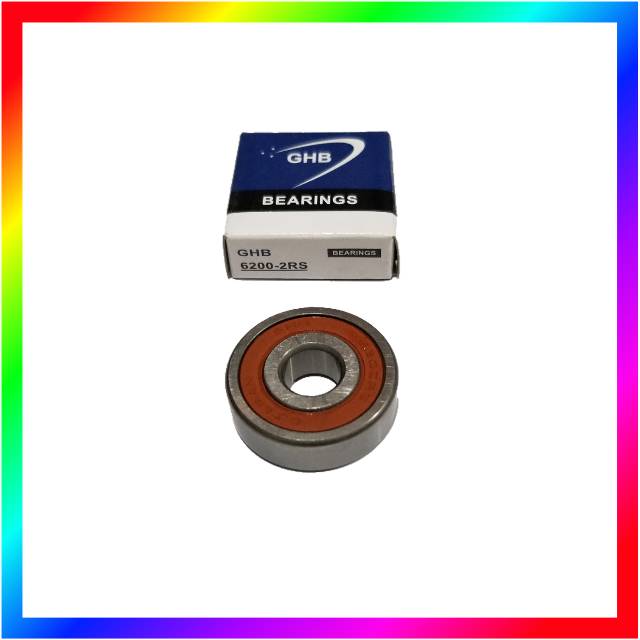 BEARING GHB 6200 2RS LL LAHER TUTUP KARET