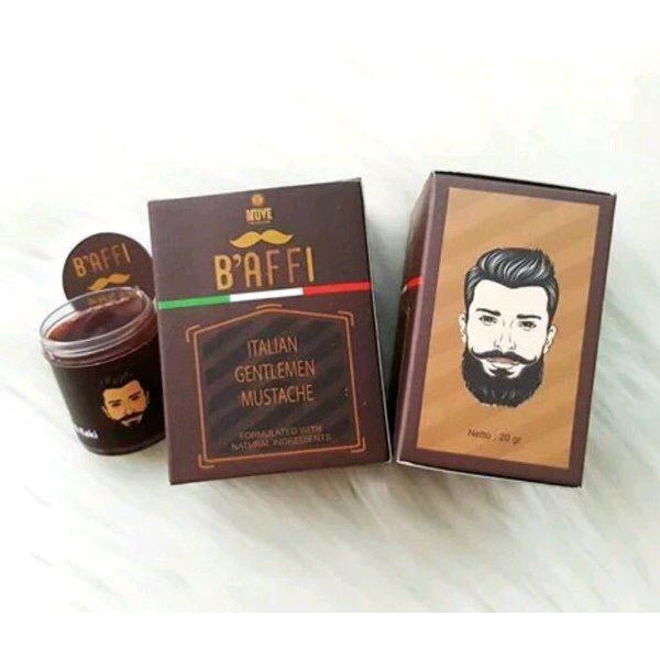 Baffi Cream Italian Gentlemen Mustache-Krim Penumbuh Kumis & Jenggot Jambang-baffi