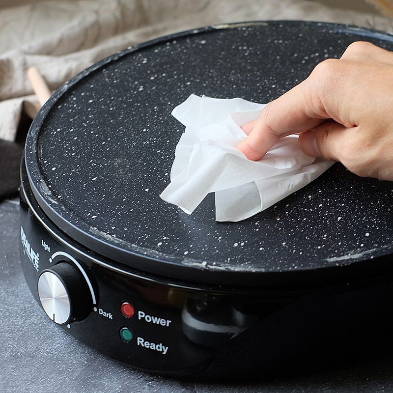 IDEALIFE 2in1 Crepe Maker &amp; Grill - Pembuat Crepe - Panggangan IL 205