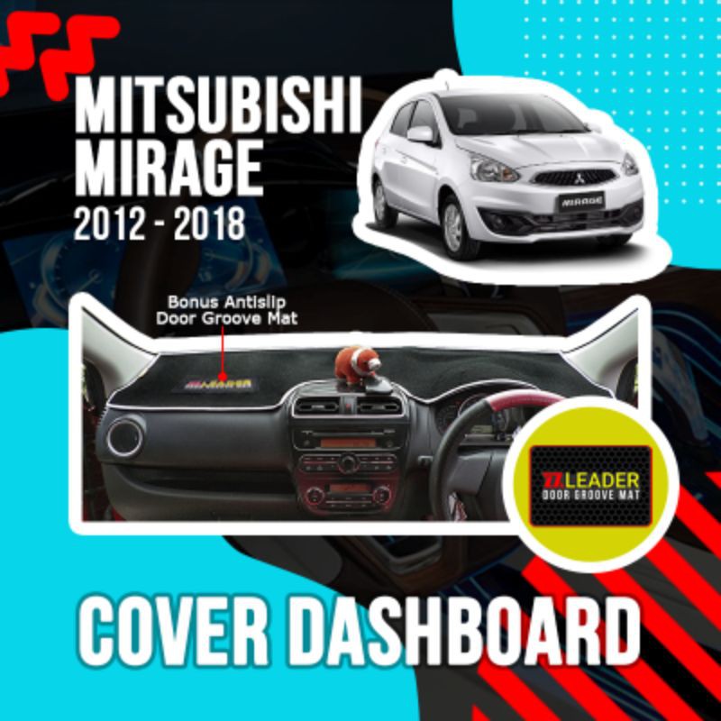 alas karpet cover dashboard mobil mirage